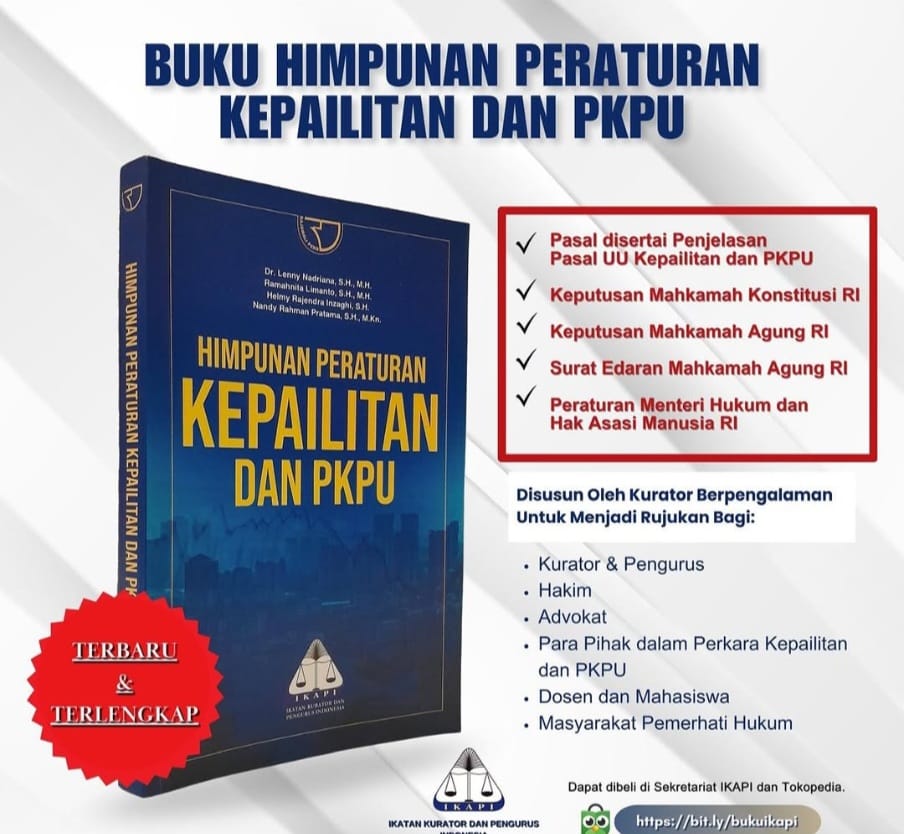 IKAPI Luncurkan Buku: Himpunan Peraturan Kepailitan dan PKPU