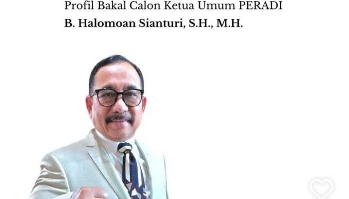 Halomoan Kandidat Terkuat Ketum PERADI RBA, Ini Faktanya